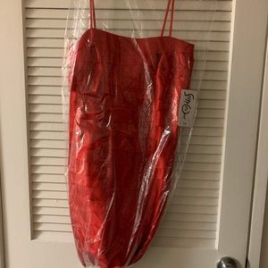 Brand new, mini red dress